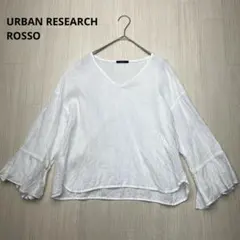 ● URBAN RESEARCH ROSSO リネン　プルオーバー　ブラウス　F