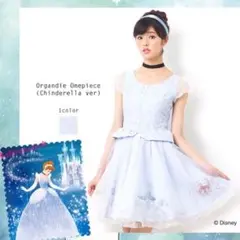 新品未使用紙タグ付き ディズニー公式 シンデレラ ドレス ワンピース チョーカーのサムネイル