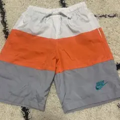 キッズNike 水着 オレンジ グレー