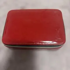 YVES SAINT LAURENT BEAUTE バニティポーチ レッド