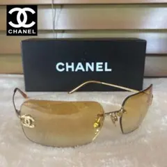 CHANEL ゴールド サングラス ココマーク 4017-D
