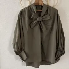 ポールスミス［M］ロールアップ袖×切手柄◎ラウンドアシメヘム 