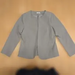 GLACIER グレー ノーカラージャケット