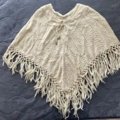 セシルマクビー　ニットポンチョ