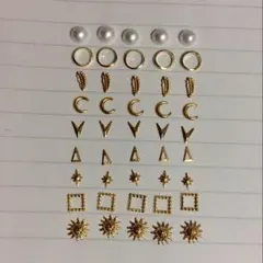 ネイルパーツ45個セット2種類まで変更することができます