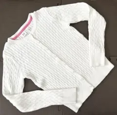 GAP キッズ ホワイト カーディガン　L 140