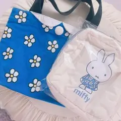 miffy ミッフィー バッグ ポーチ 2点セット