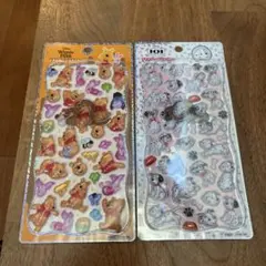 ディズニー プチドロップステッカー 곰돌이 푸 101匹わんちゃん