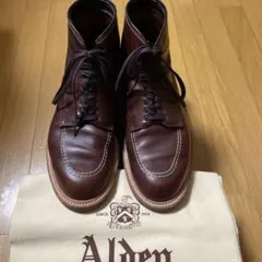Alden オールデン 39153Hネイビースエード レースアップブーツ7.5D 