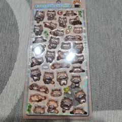 ボンボン ドロップ シール　レッサーパンダ