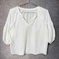 earth music＆ecology ブラウス ホワイト