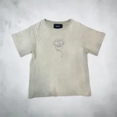GRANCY スカル ラインストーン Tシャツ S ベージュ - メルカリ