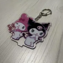 マイメロディ＆クロミアクリルキーホルダー