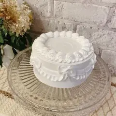 クレイケーキ　15cm 土台　リボン　お誕生日　推し活　ウェディング