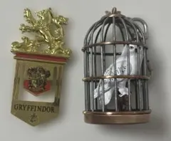 ハリーポッター ヘドウィグ キーホルダー &グリフィンドール しおり