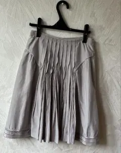 BODY DRESSING Deloxe プリーツ フレアスカート ひざ丈