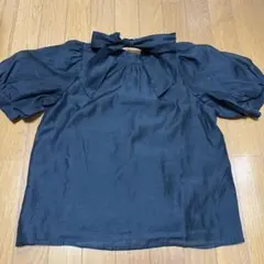 【激安】イング INGNI リボン ブラウス ブラック トップス 可愛い 服