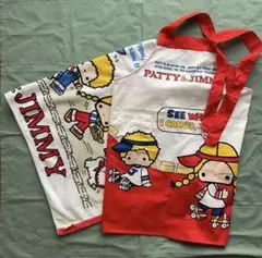 バニー＆マッティTシャツ＆ハンカチ＆巾着3点セット①サンリオ1976年