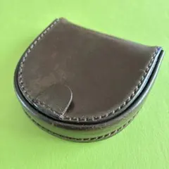 SOMES 馬蹄コインケース 小銭入れ ブラウン