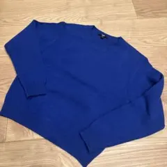 ユニクロ　ニット　ブルー