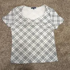 BURBERRY チェック柄 半袖Tシャツ サイズ2