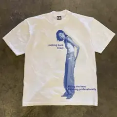 UPUPXIA 260グラム 綿ダブルガーゼ ゆったり 半袖 Tシャツ