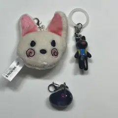 めじるしアクセサリー セット おじゃる丸 ガスパール 豆しば まとめ売り