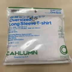 CAHLUMN オーバーサイズ ロングスリーブ Tシャツ XXL
