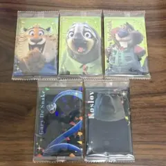 ズートピア　カード 5枚セット