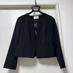 anySIS ノーカラージャケット ブラックサイズ2 フォーマル