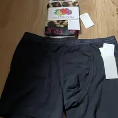 51 FRUIT OF THE LOOM 黒 ボクサーパンツ