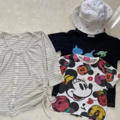 【まとめ売り】キッズ服5点セット ミッキーTシャツ・バケットハット