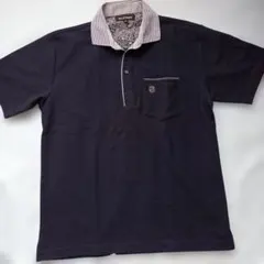 Mr.JUNKO ポロシャツ ネイビー Mサイズのサムネイル
