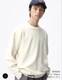 ミラノリブクルーネックセーター 01 OFF WHITE