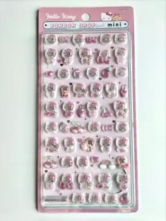 国内正規品 ボンボンドロップシールミニ ハローキティ ピンク サンスター文具