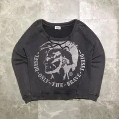 DIESEL ディーゼル スウェット ビッグロゴ Archive Y2K 美品 - メルカリ