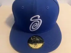 Stussy New Era 59FIFTY キャップ 青 7 3/8
