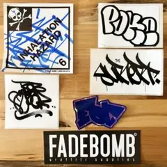 ① グラフィティー ステッカー 6枚セット graffiti グラフィティ