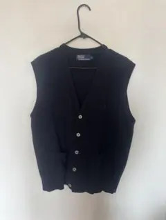 Polo by Ralph Lauren ネイビー ベスト XL 古着