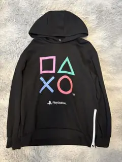 PlayStation フード付きパーカー 黒