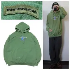 THISISNEVERTHATパーカースウェット韓国ストリート地球デザインBTSのサムネイル