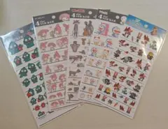 4size ステッカー　ズートピア　ドラえもん　トムとジェリー　サンリオ　5枚