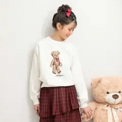 メゾピアノジュニア(mezzo piano junior) くまさんニット