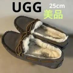 アグ　UGG グレー モカシン　25cm