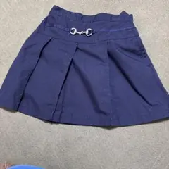 COMME CA ISM ネイビー プリーツスカート 120（値下げ