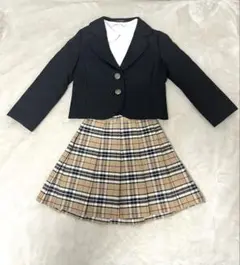 美品 arisana120フォーマルスーツ チェック柄 セットアップ アリサナ