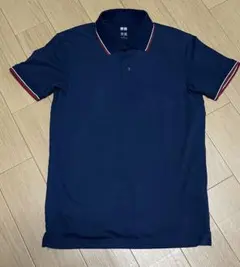 UNIQLO メンズ 半袖ポロシャツ 紺 Sサイズ