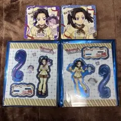 鬼滅の刃バレンタインアクスタ　コースター　胡蝶しのぶ、神崎あおい