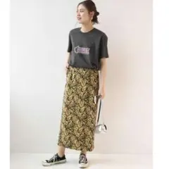 ジャーナルスタンダード レリューム CupraIラインスカート S 花柄のサムネイル