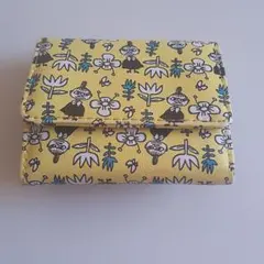 ムーミン 三つ折り財布 花柄